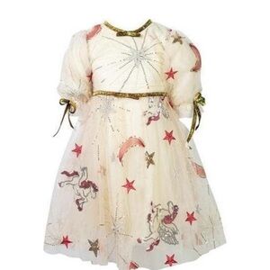 Lola and the Boys Golden Star Party Dress, size 6